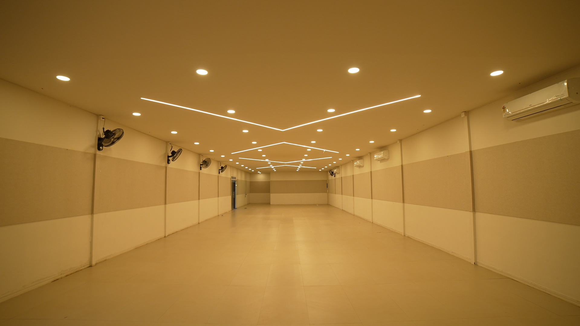 Kannur Gardens AC Hall Lighting